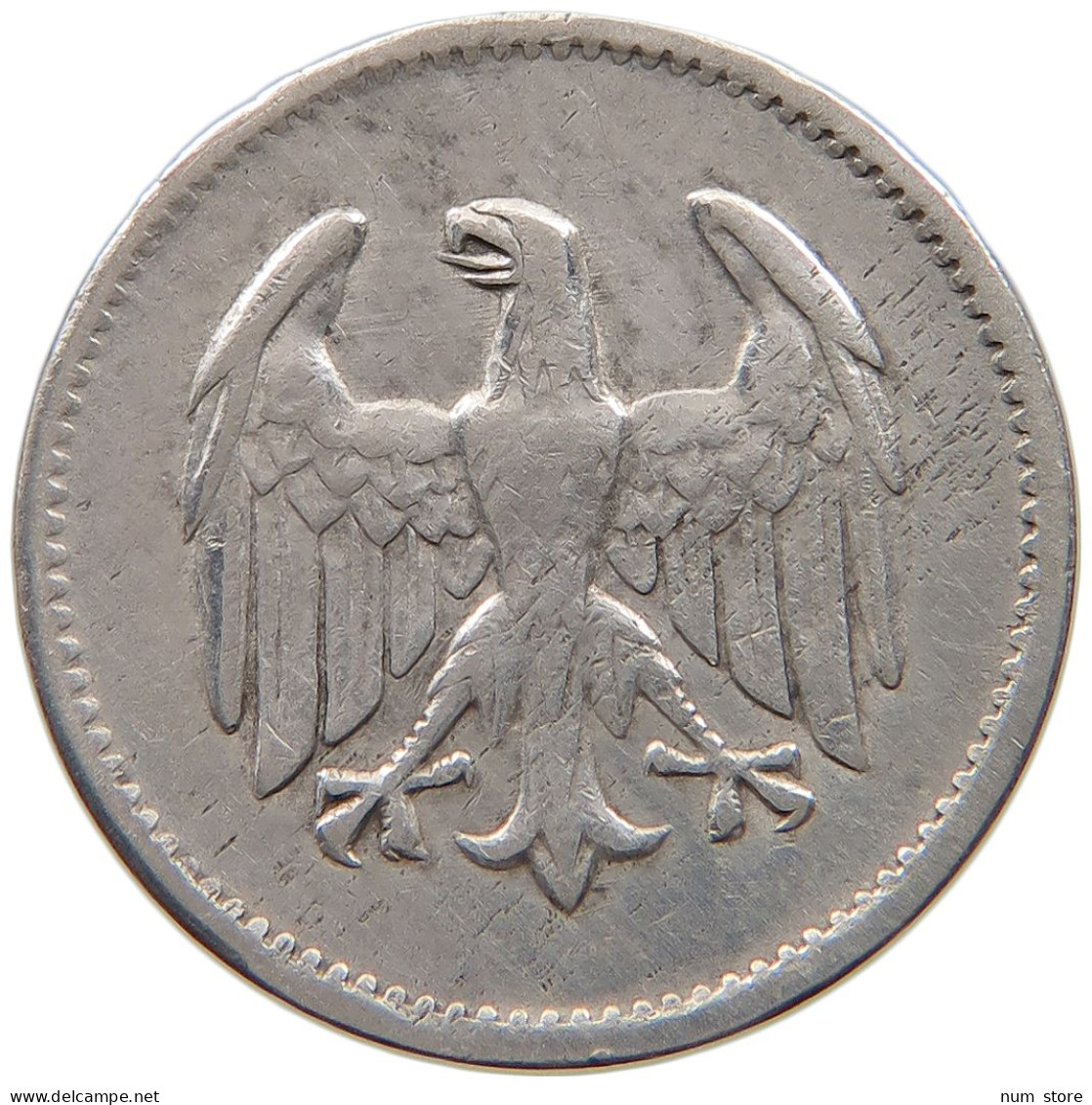 WEIMARER REPUBLIK MARK 1924 A  #a073 0777 - 1 Mark & 1 Reichsmark