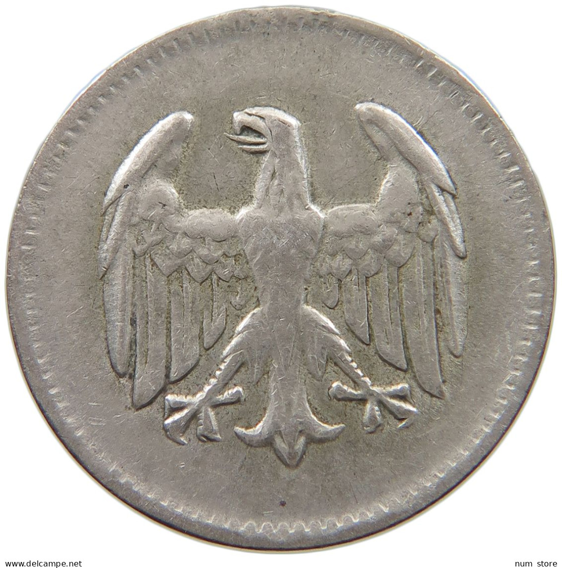 WEIMARER REPUBLIK MARK 1924 A  #c003 0255 - 1 Mark & 1 Reichsmark