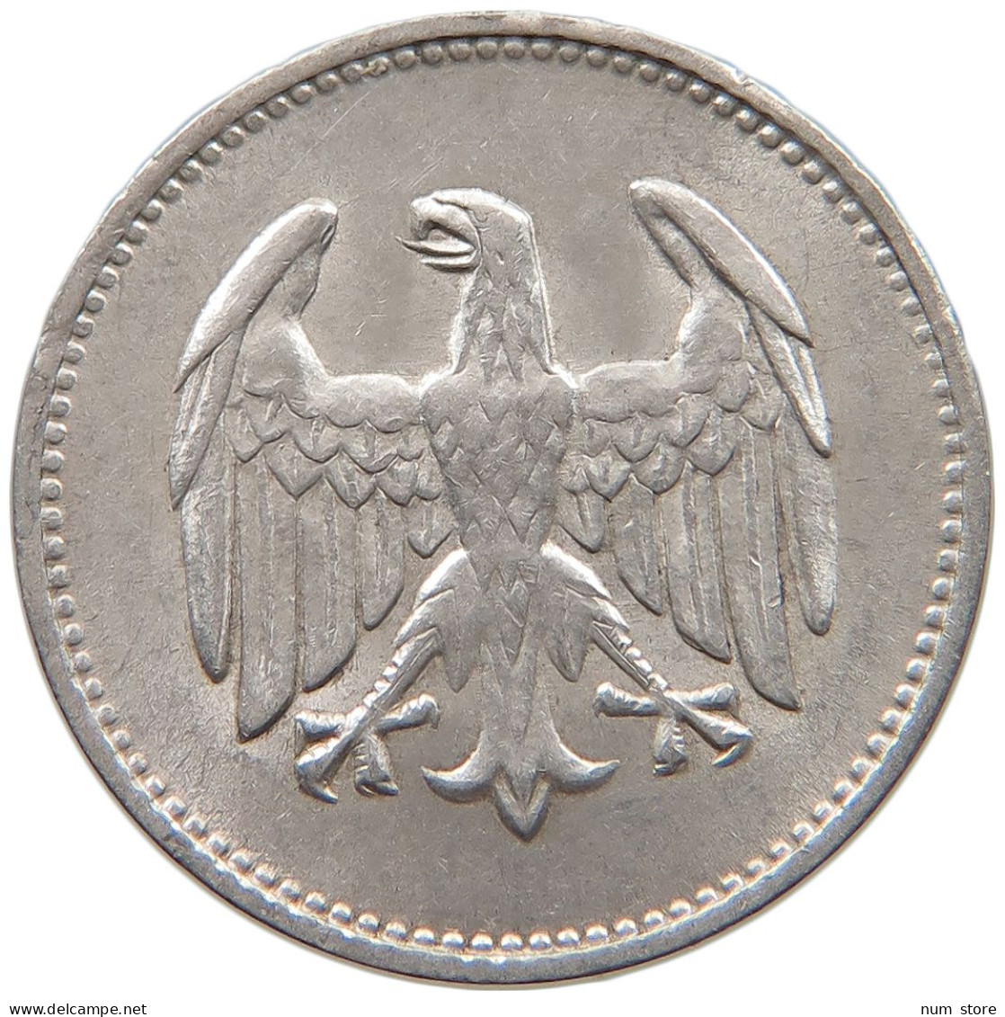 WEIMARER REPUBLIK MARK 1924 A  #c004 0309 - 1 Mark & 1 Reichsmark