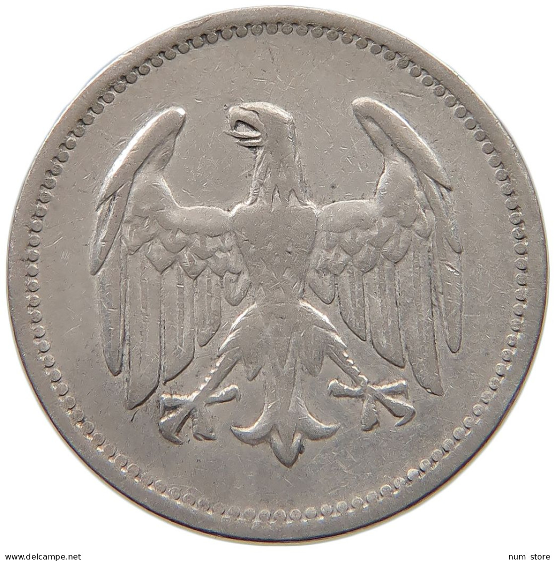 WEIMARER REPUBLIK MARK 1924 A  #a033 0469 - 1 Mark & 1 Reichsmark