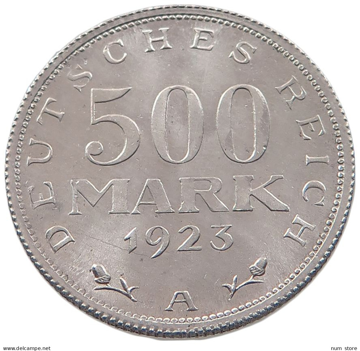 WEIMARER REPUBLIK 500 MARK 1923 A  #sm07 0957 - 200 & 500 Mark