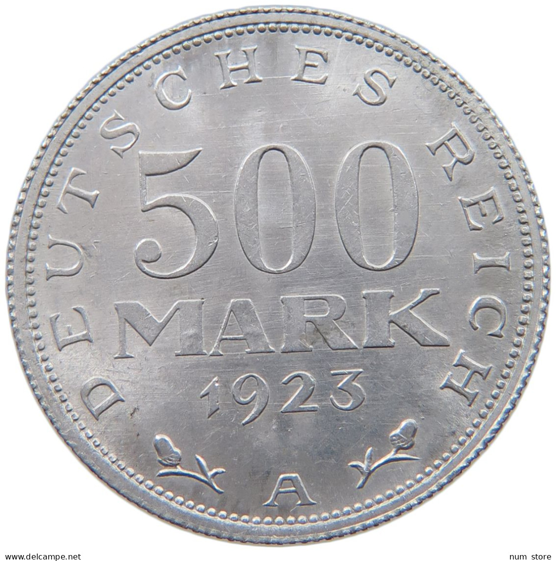 WEIMARER REPUBLIK 500 MARK 1923 A  #a065 0157 - 200 & 500 Mark