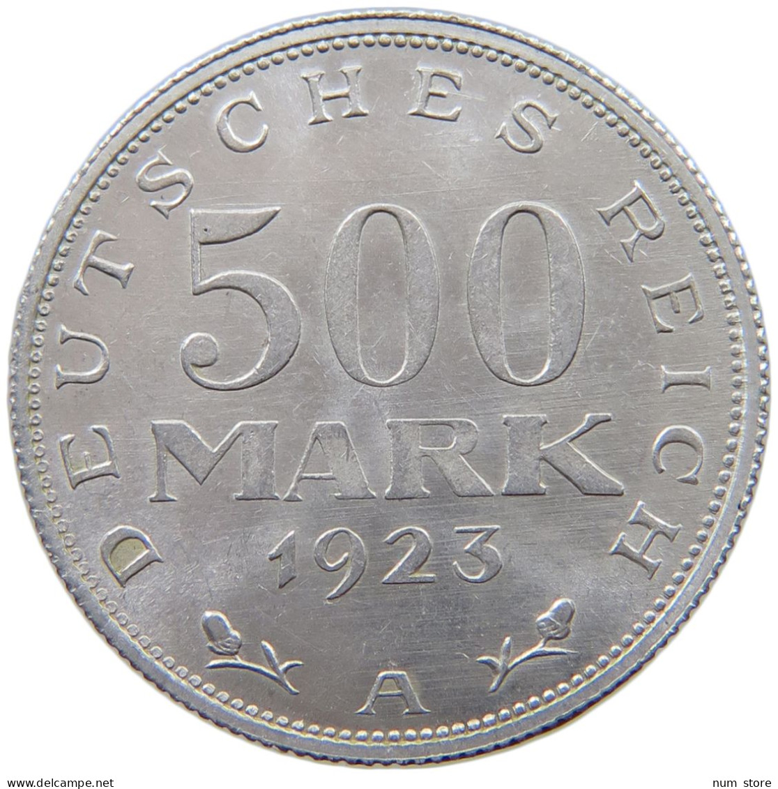 WEIMARER REPUBLIK 500 MARK 1923 A  #a088 0379 - 200 & 500 Mark
