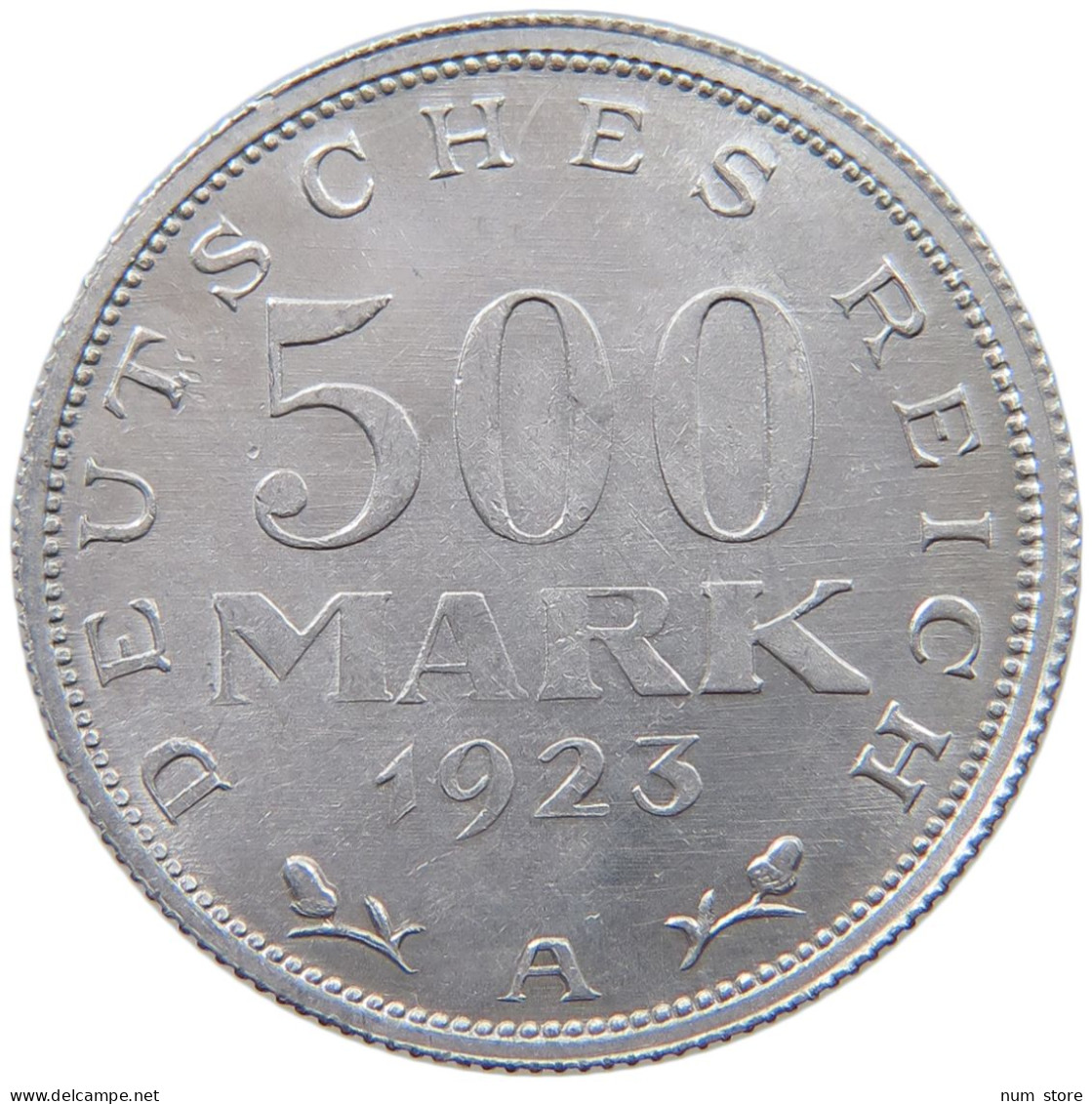 WEIMARER REPUBLIK 500 MARK 1923 A  #a088 0369 - 200 & 500 Mark