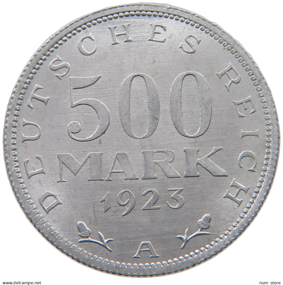 WEIMARER REPUBLIK 500 MARK 1923 A  #a051 0477 - 200 & 500 Mark