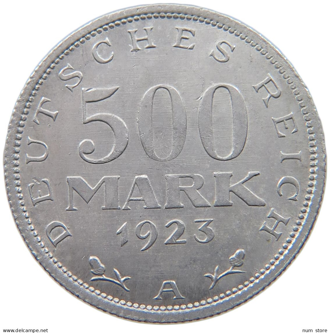 WEIMARER REPUBLIK 500 MARK 1923 A  #a051 0479 - 200 & 500 Mark