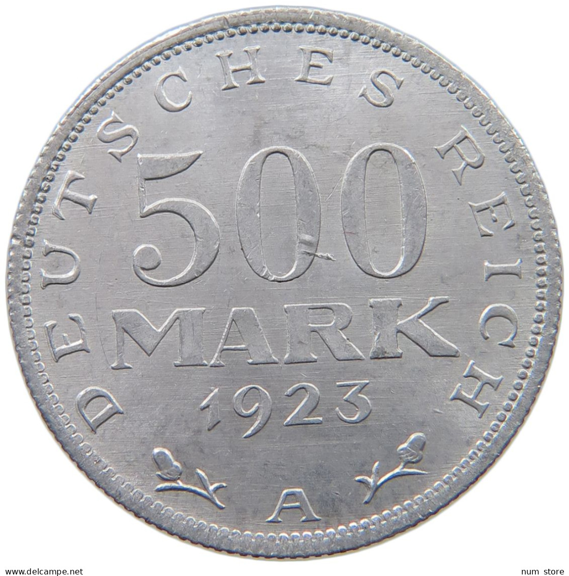 WEIMARER REPUBLIK 500 MARK 1923 A  #a051 0475 - 200 & 500 Mark