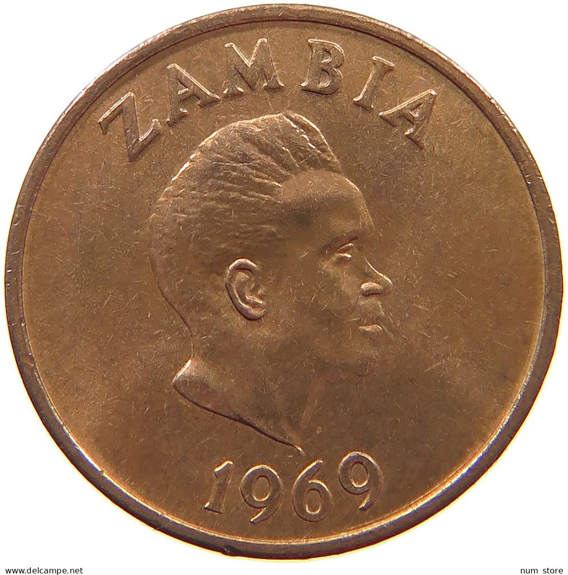 ZAMBIA NGWEE 1969  #s062 0413 - Sambia