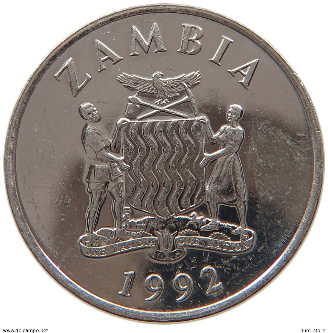 ZAMBIA 50 NGWEE 1992  #s028 0079 - Zambie