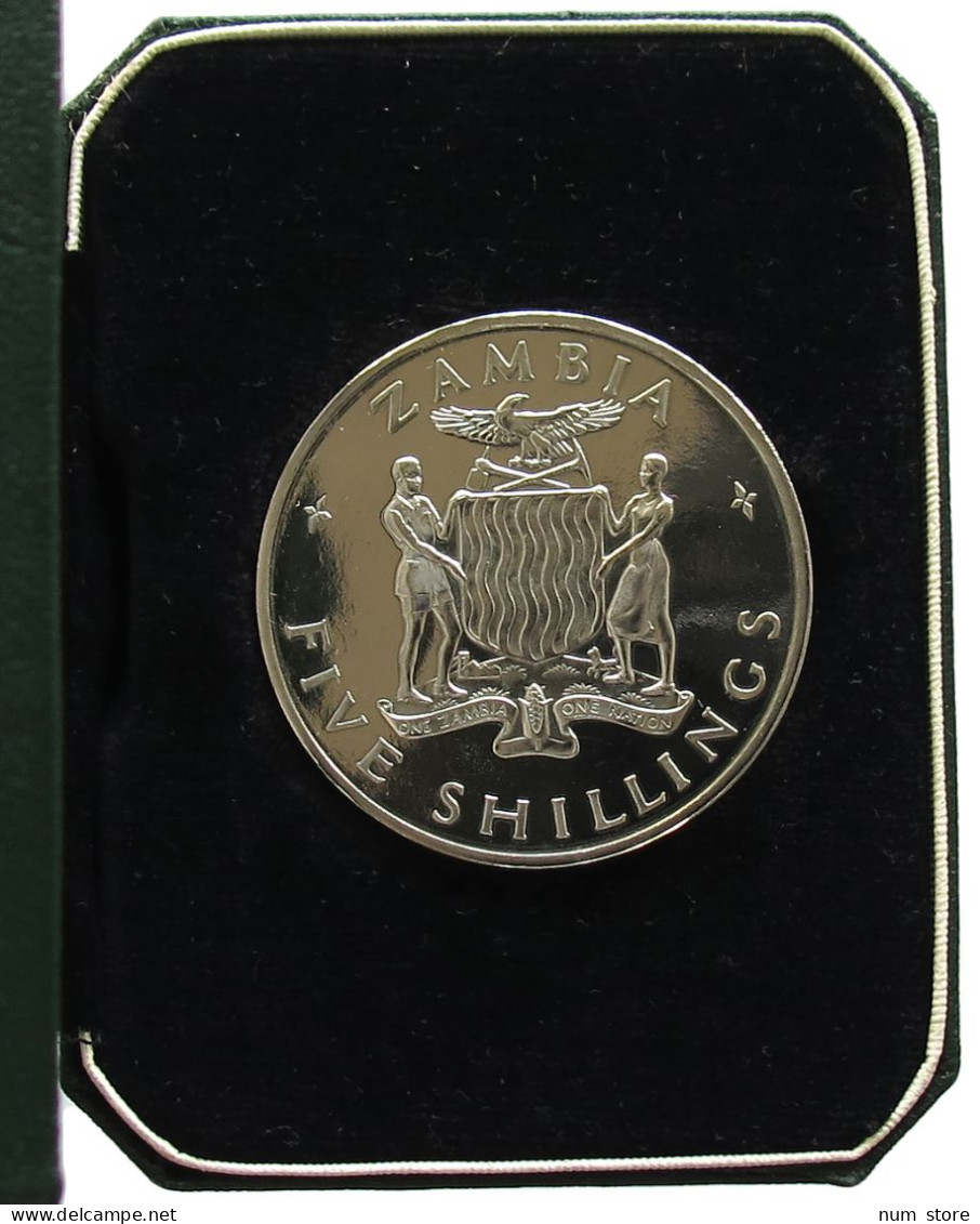 ZAMBIA 5 SHILLINGS 1965  #sm13 0229 - Sambia