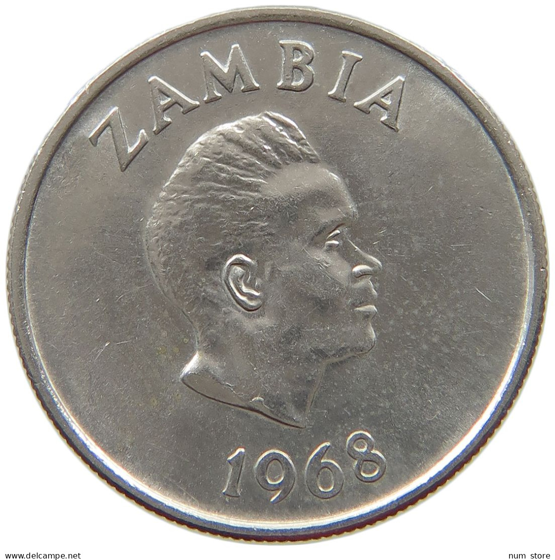 ZAMBIA 5 NGWEE 1968  #a017 0623 - Zambie