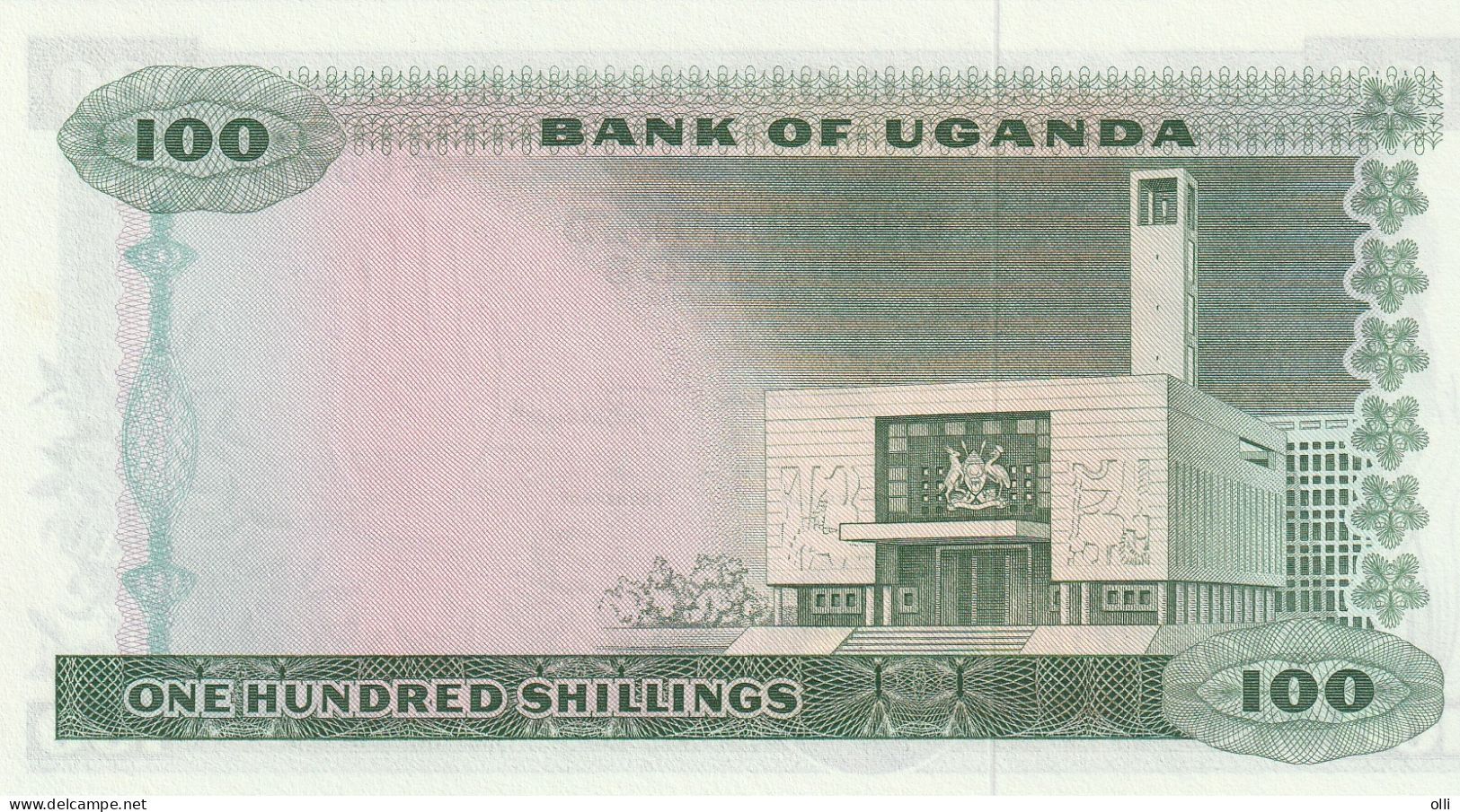 Uganda 100 Shillings ND/1966  P-5   UNC - Oeganda