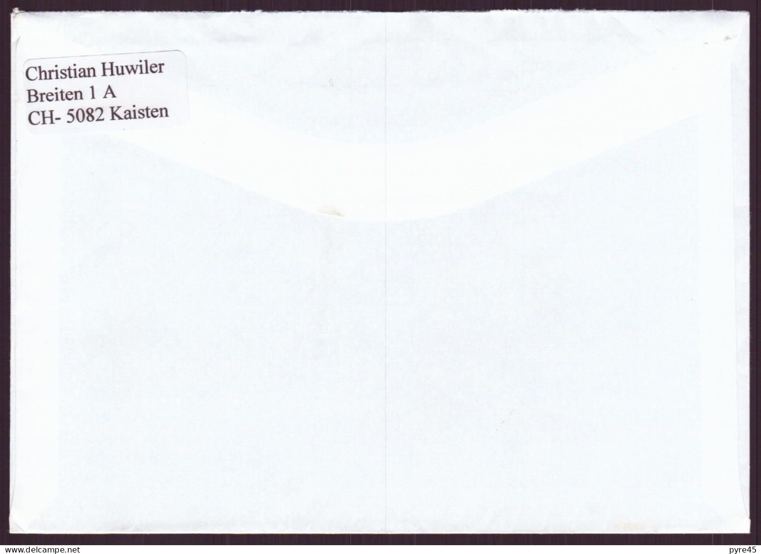 Suisse, Enveloppe De 2011 De Kaisten Pour Amilly - Covers & Documents