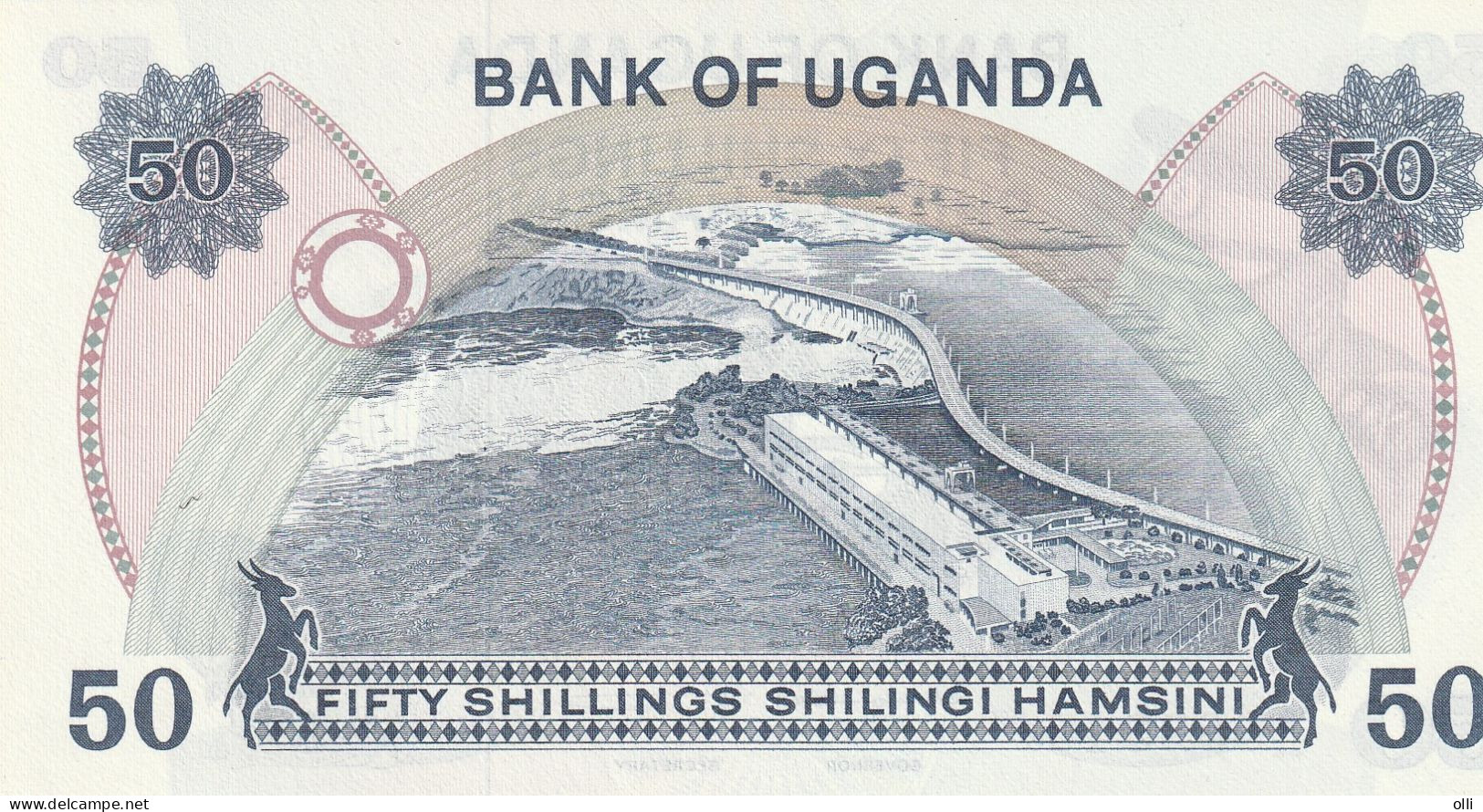 Uganda 50  Shillings ND/1973  P-8   UNC - Uganda