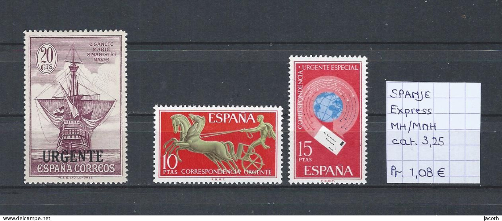 (TJ) Spanje - YT Express 11 + 36/37 (MH/MNH) - Special Delivery