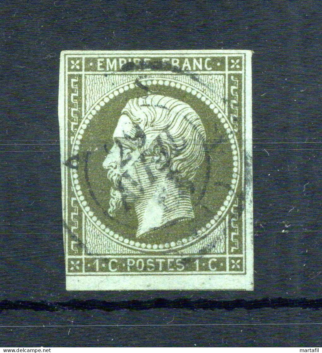 1853-60 FRANCIA France Napoleone III N.11 USATO - 1853-1860 Napoléon III.