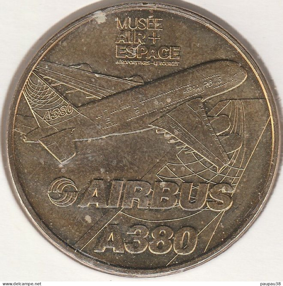 MONNAIE DE PARIS 2011 - 93 LE BOURGET Musée De L'Air Et De L'Espace - Airbus A380 - 2011