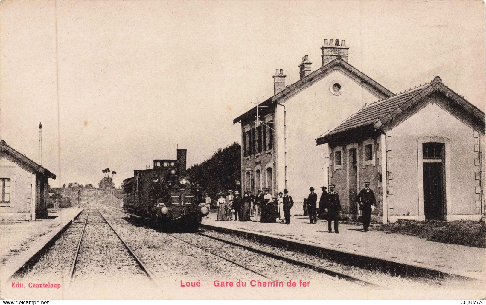 72 - LOUE _S24395_ Gare Du Chemin De Fer - Train - Loue