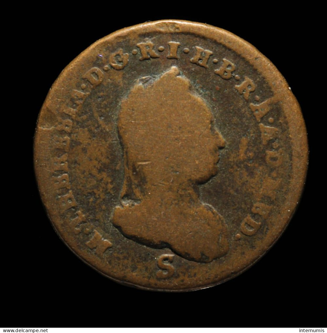 Italie / Italy, Maria Theresia - Milan, 1 Soldo, 1777, S, Cuivre (Copper), TB+ (VF), KM#186 - Sonstige & Ohne Zuordnung