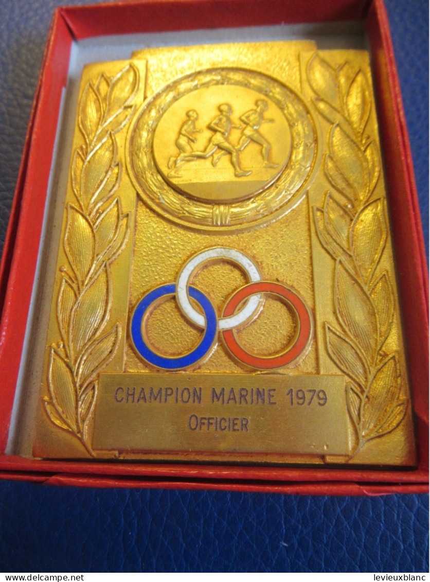 Sport/ Course à Pied/Bronze Doré/ Championnat De France Marine Nationale/Officier/1979      SPO472 - Frankreich