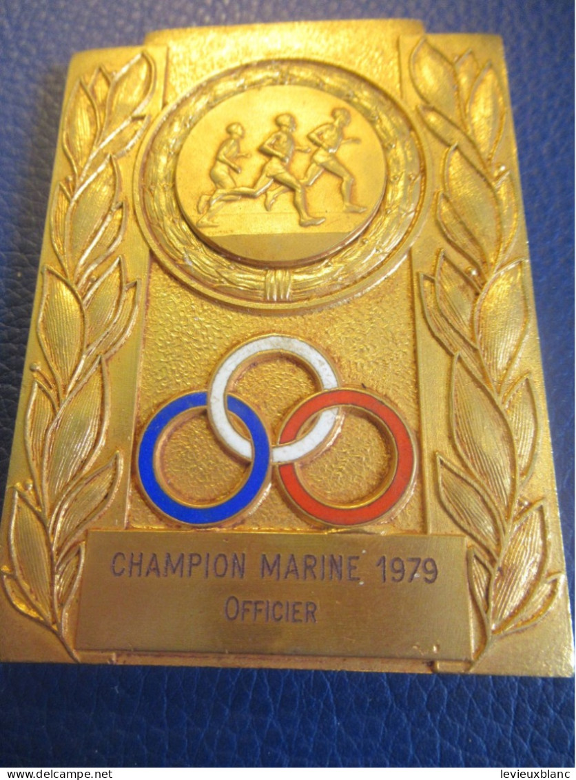 Sport/ Course à Pied/Bronze Doré/ Championnat De France Marine Nationale/Officier/1979      SPO472 - Frankrijk