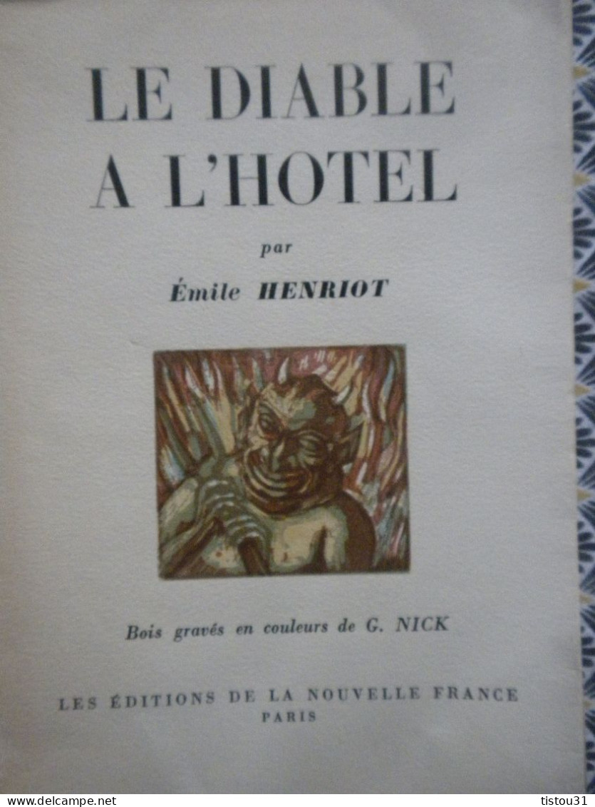 Emile Henriot, Le Diable à L'hôtel, Séjour à Aix En Provence - Provence - Alpes-du-Sud