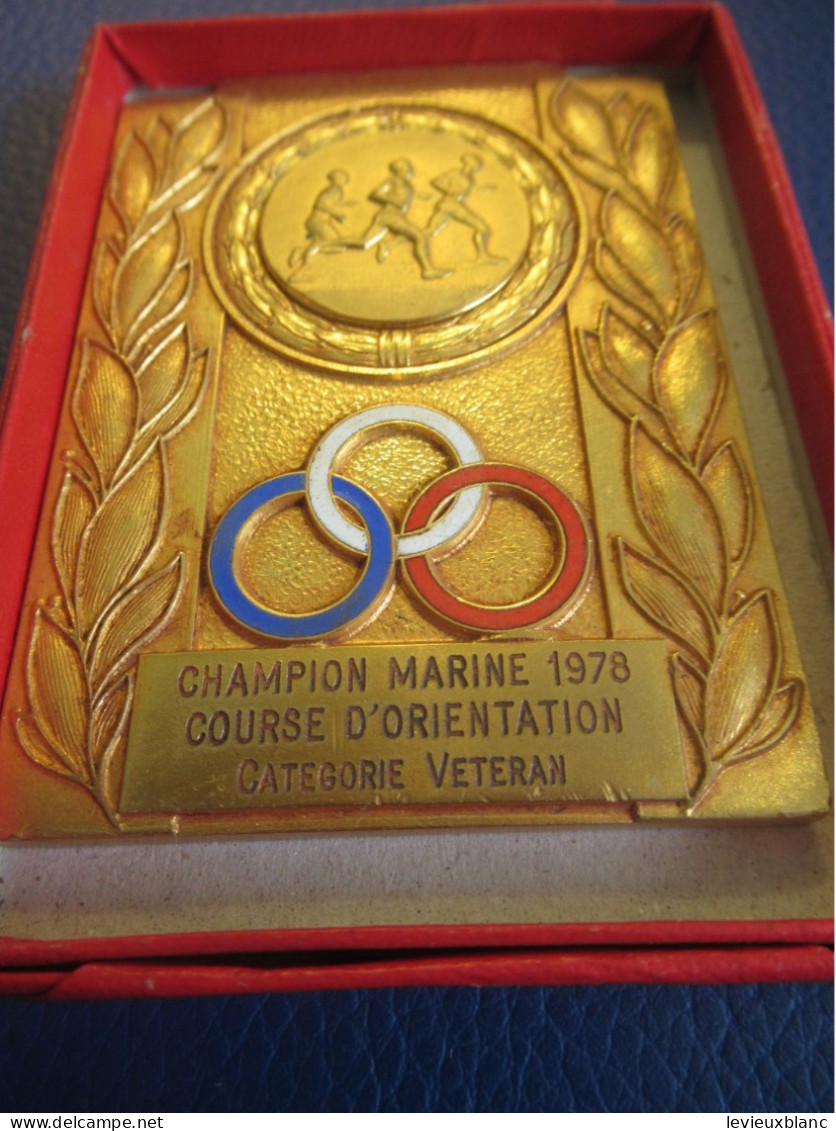 Sport/ Course D'Orientation/ Vétéran/Bronze Doré/ Championnat De France Marine Nationale/1978     SPO473 - France