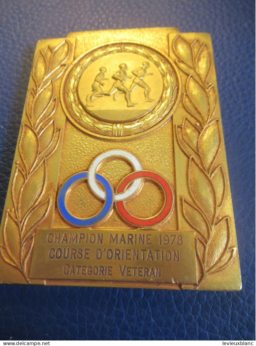 Sport/ Course D'Orientation/ Vétéran/Bronze Doré/ Championnat De France Marine Nationale/1978     SPO473 - France