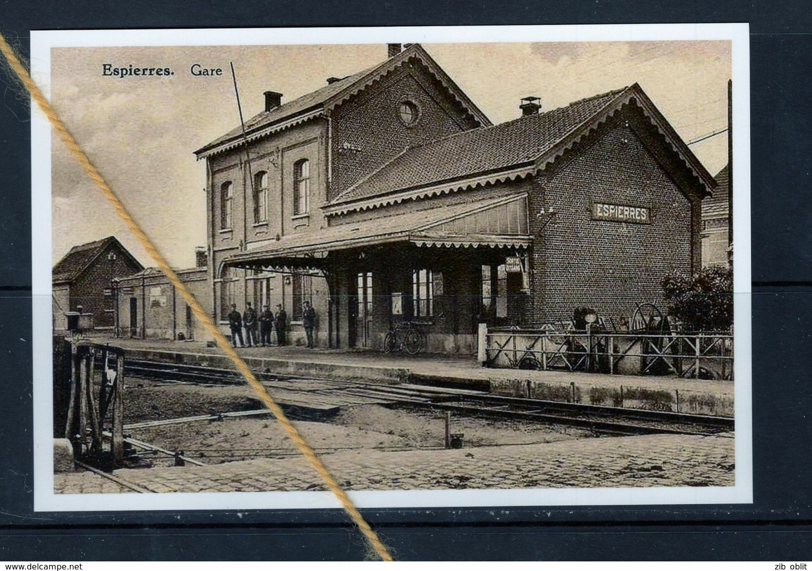 PHOTO ESPIERRES SPIERE HELCHIN STATIE STATION GARE REPRO - Spiere-Helkijn