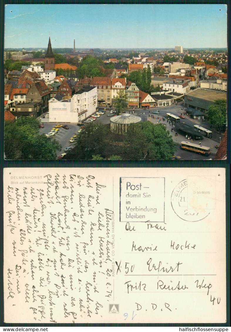 NA778 AK Delmenhorst - Blick Auf Die Stadt Und Marienkirche - Leicht Def. - Delmenhorst