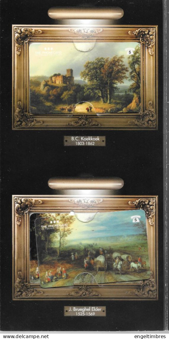 Belgiê -  Les Grand S Maîtres De La Peinture  TELEFOON KAARTEN  (6)  -,in Folder  ZIE SCAN/notes - Met Chip