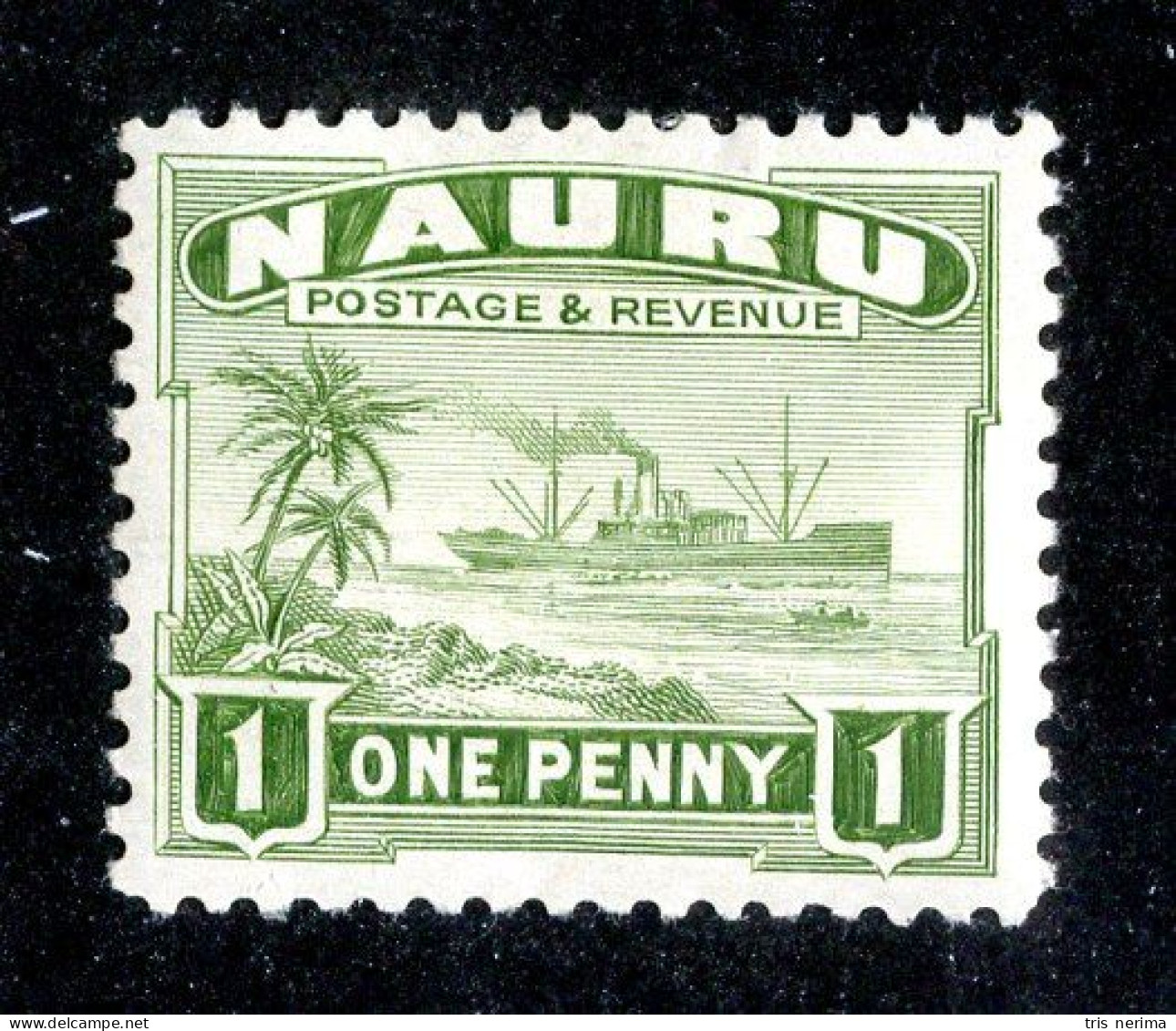 7547 BCx Nauru 1937 Scott # 18a M* (offers Welcome) - Nauru