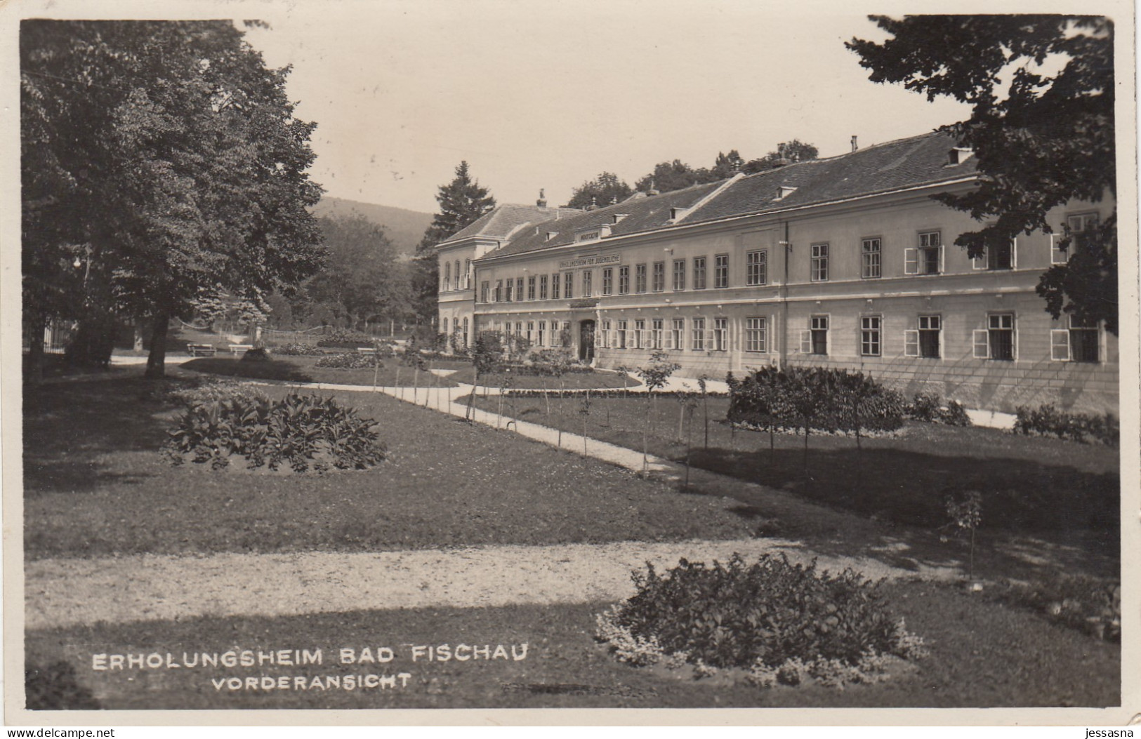 AK - BAD FISCHAU - Vorm. K.u.k Militär-Unterrealschule, Militär-Waisenhaus U. Lehrlingserholungsheim 1930 - Wiener Neustadt