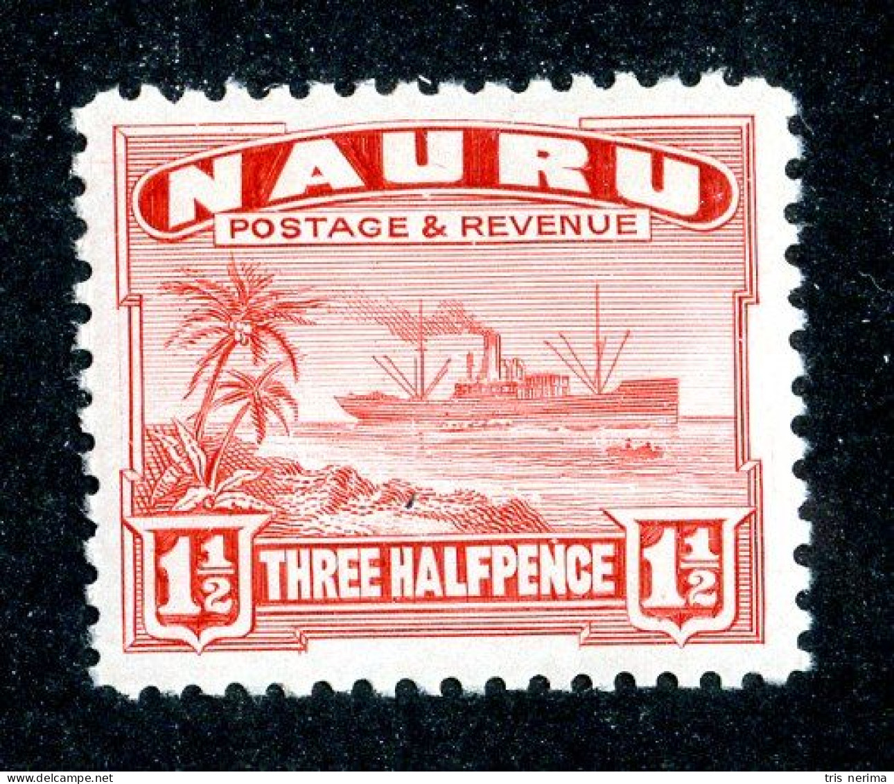 7548 BCx Nauru 1937 Scott # 19a M* (offers Welcome) - Nauru