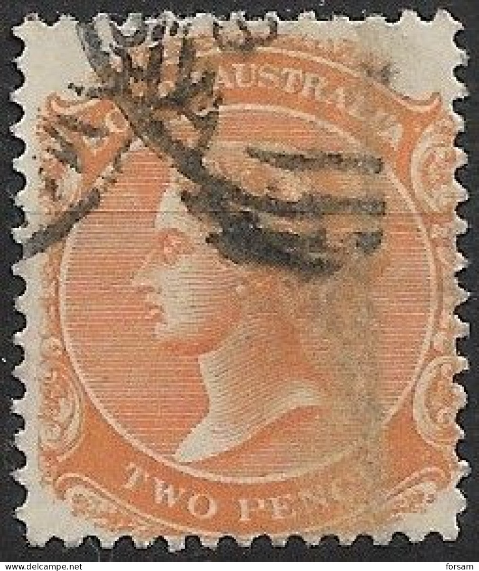 SOUTH AUSTRALIA..1868..Michel # 34 C...used. - Oblitérés