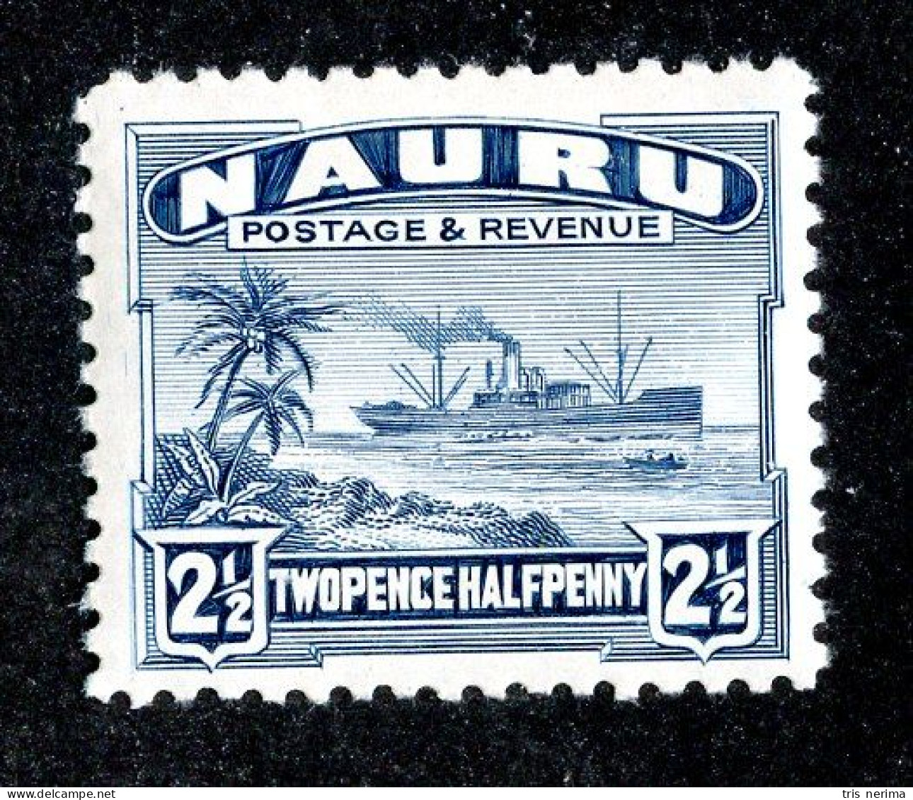 7551 BCx Nauru 1948 Scott # 21a M* (offers Welcome) - Nauru