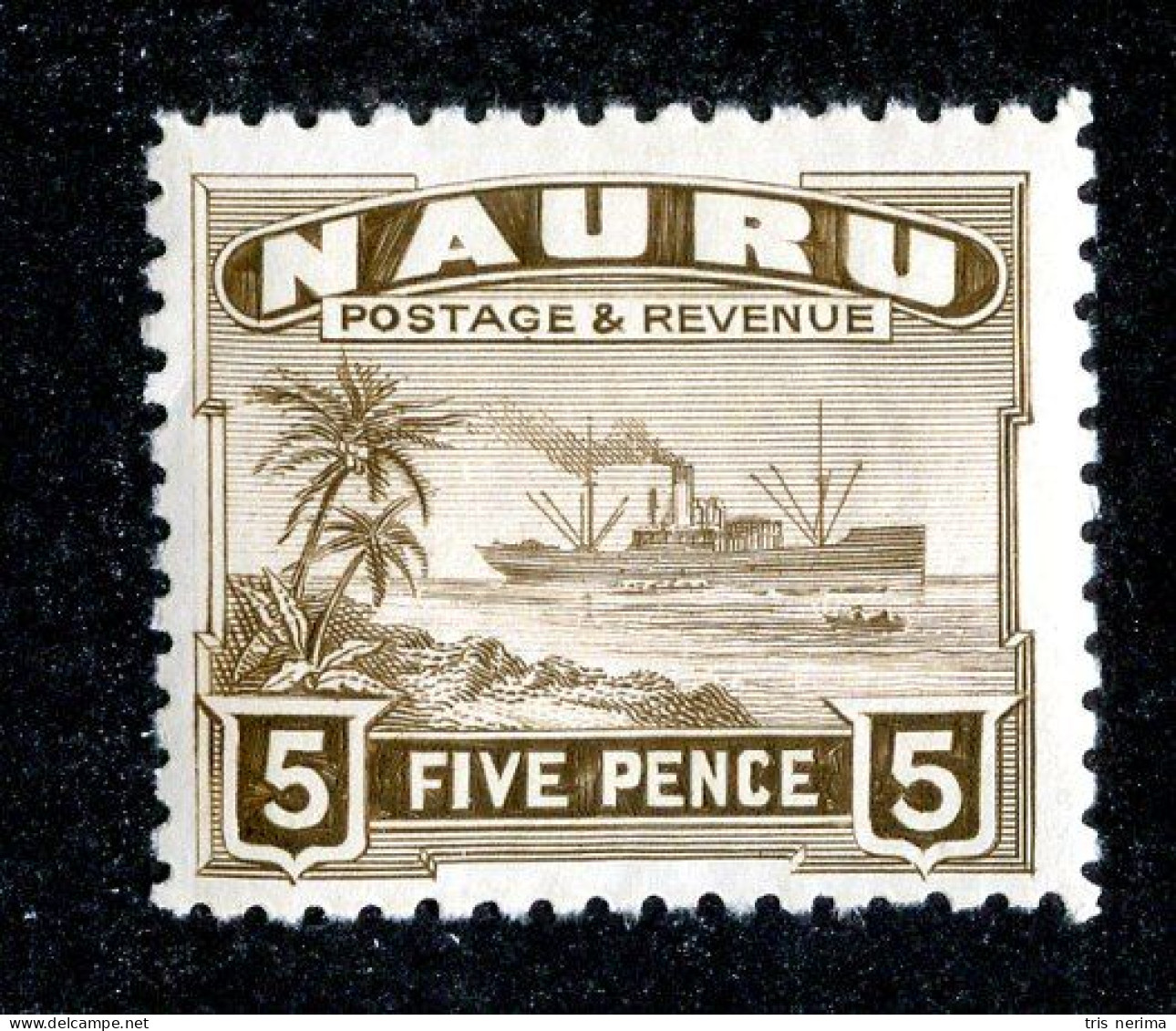 7555 BCx Nauru 1937 Scott # 24a M* (offers Welcome) - Nauru