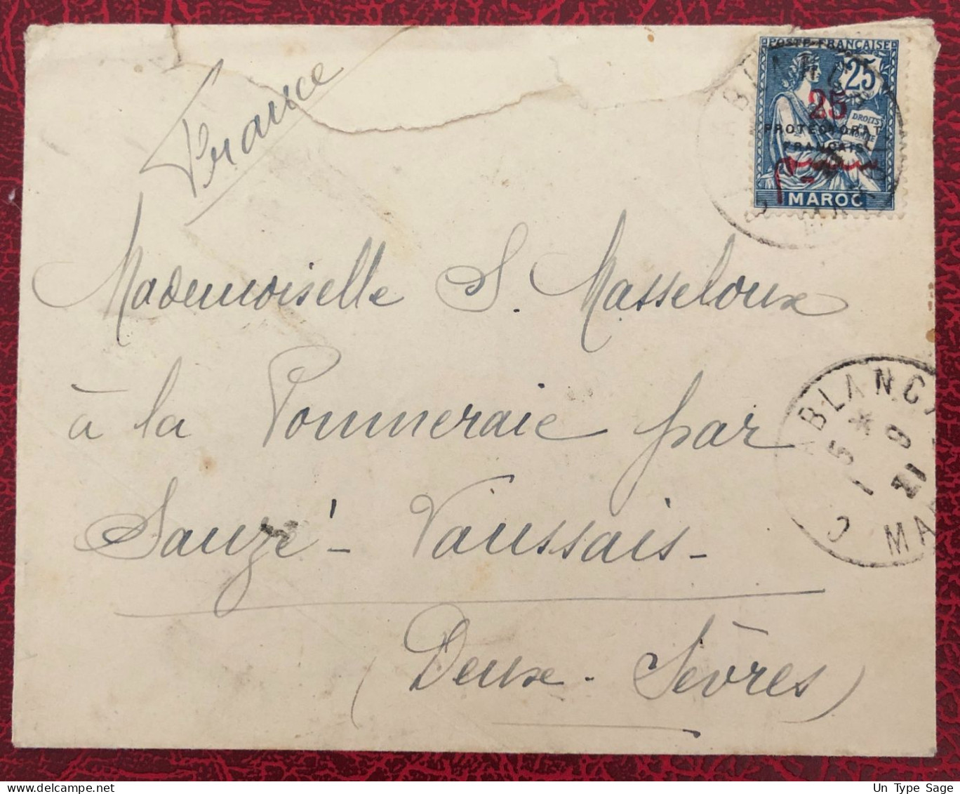 Maroc, Divers Sur Enveloppe De Casablanca 1.9.1921 - (B3417) - Covers & Documents