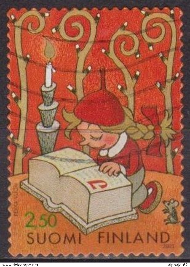 Noel 2001: Lutin Lisant - FINLANDE - N° 1554 - Gebruikt