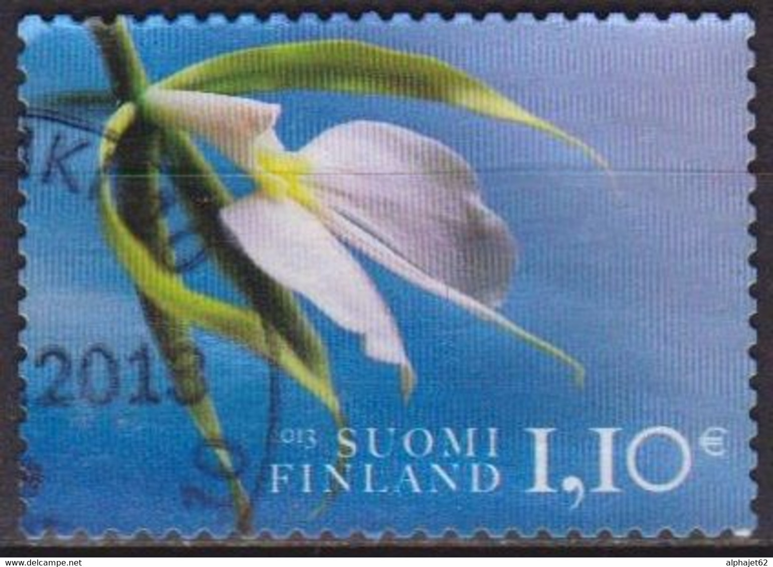 Flore - Fleur - FINLANDE - Orchidée Blanche  - N° 2182 - 2013 - Used Stamps