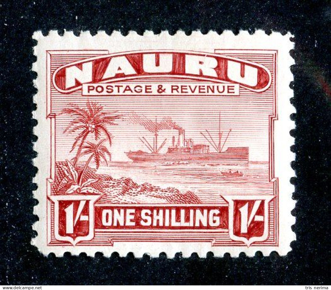 7559 BCx Nauru 1937 Scott # 27a M* (offers Welcome) - Nauru