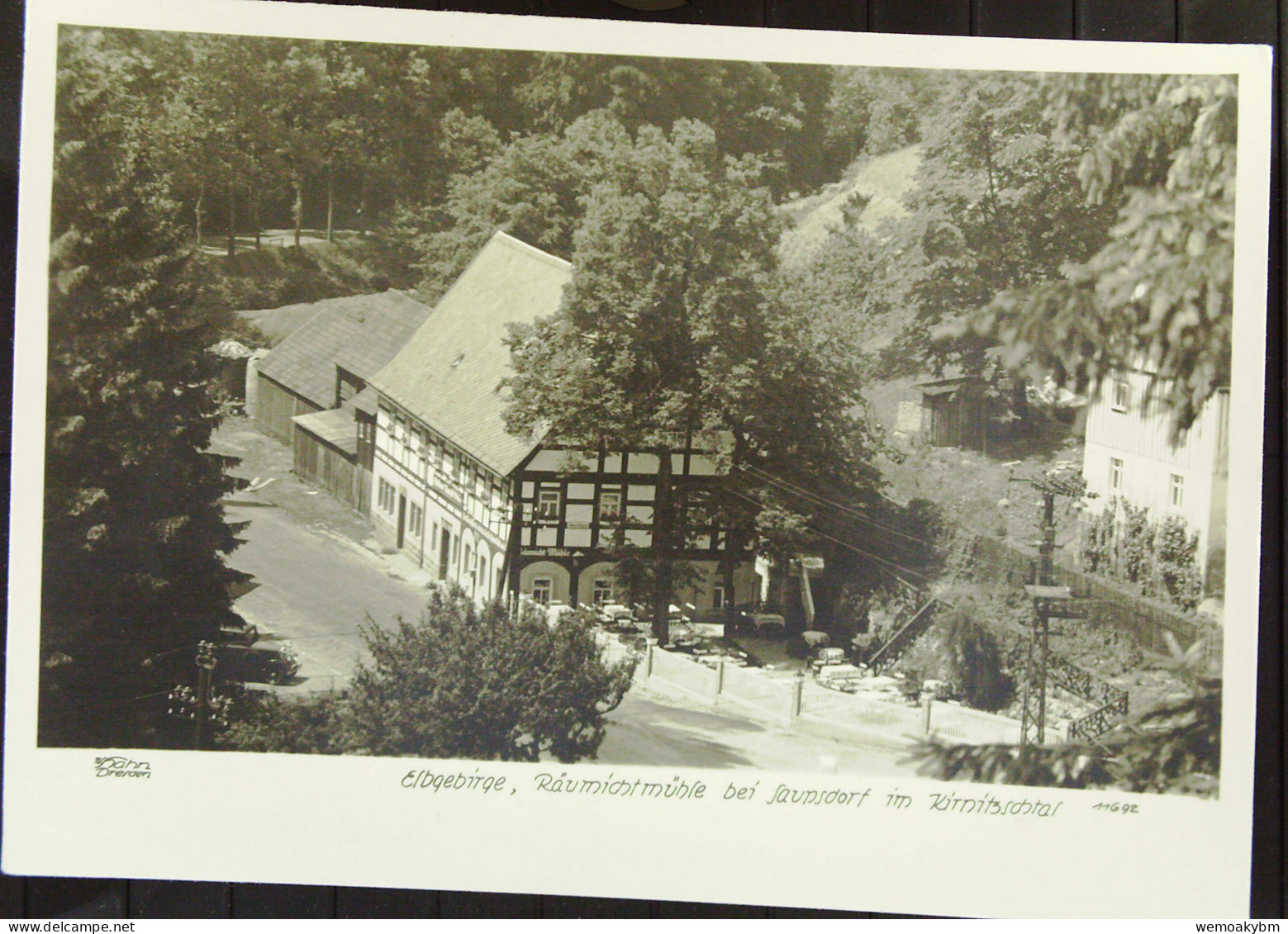 DR: AK Vom Elbgebirge, Räumichtmühle B. Saupsdorf I. Kirnitschtal, Um 1930 - Nicht Gelaufen - Kirnitzschtal