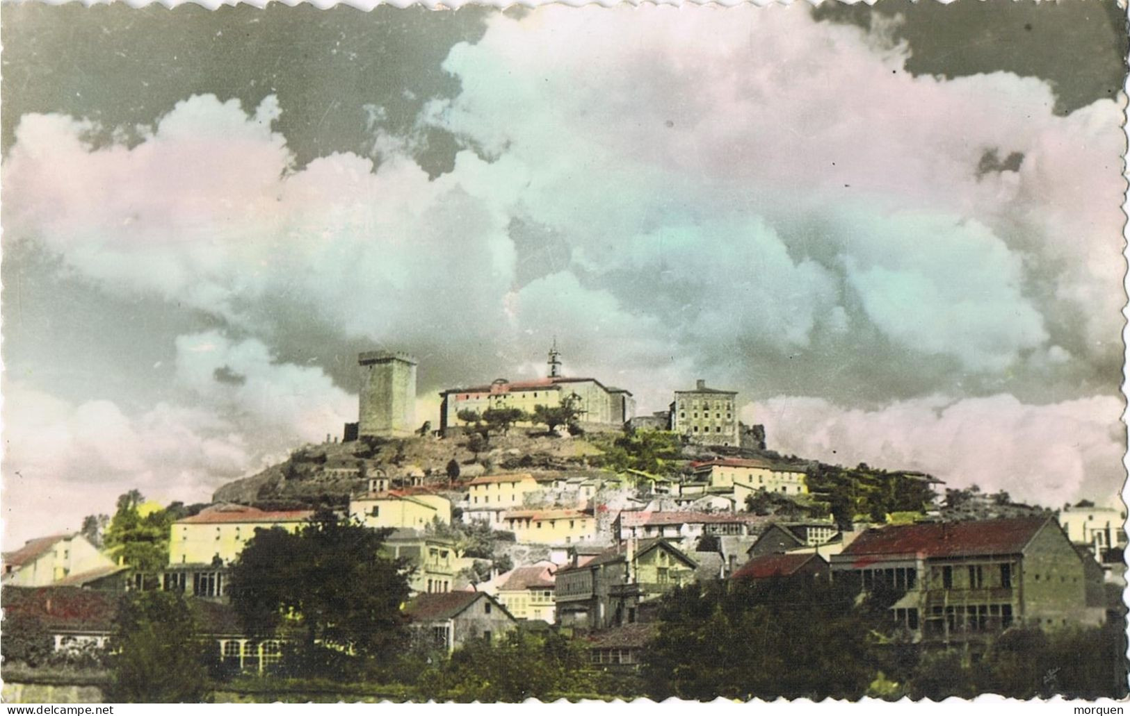 52528. Postal  MONFORTE De LEMOS (Lugo) 1962. Vista Monte De San Vicente - Lugo