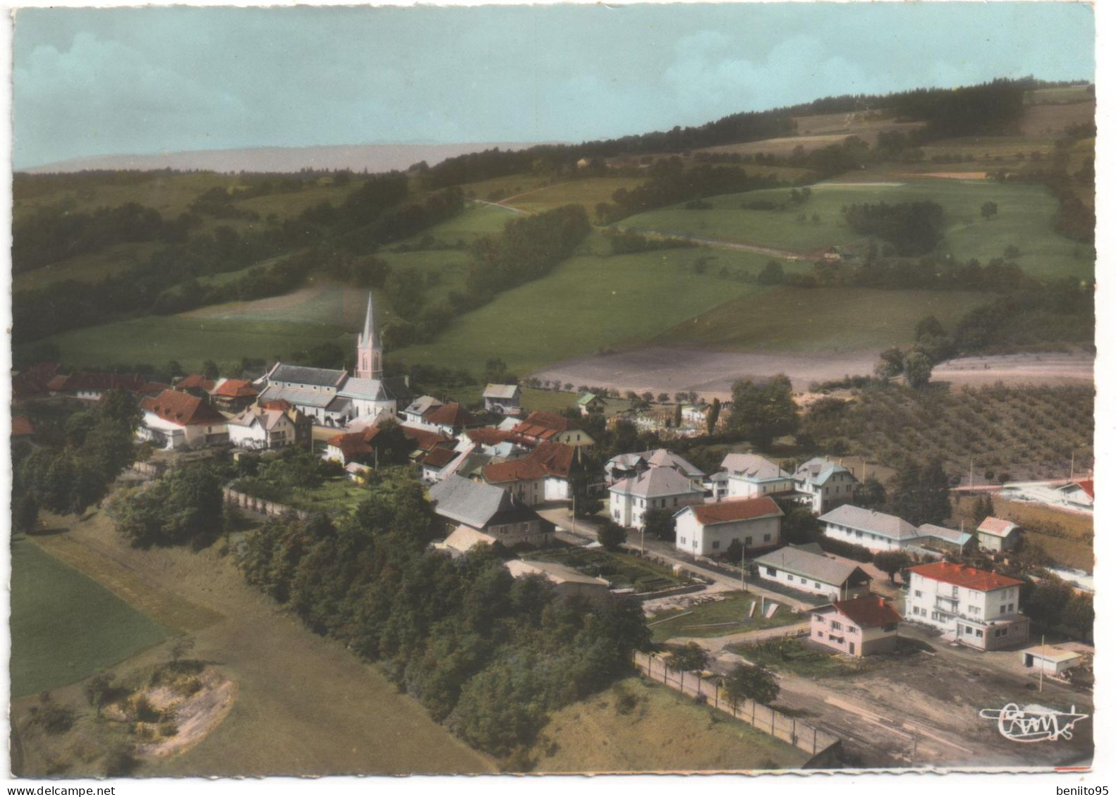 CPSM De THORENS-GLIERES - Vue Générale. - Andere & Zonder Classificatie