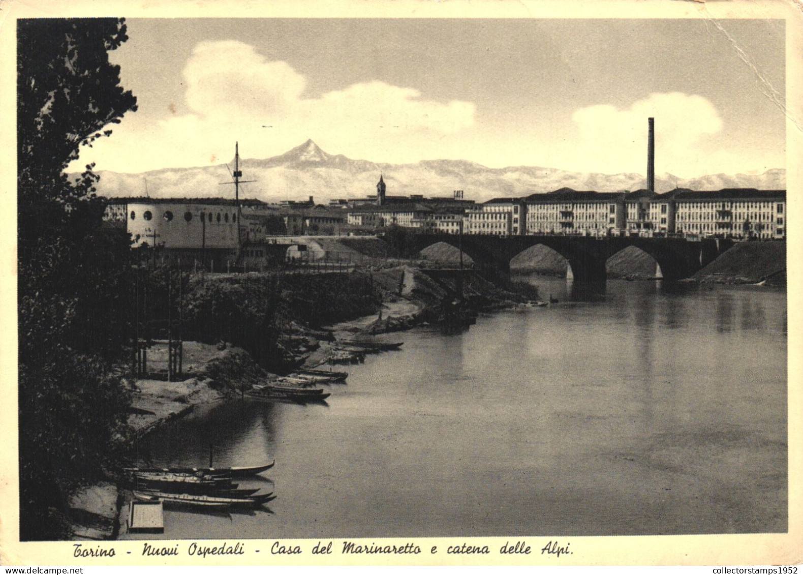 TORINO, HOSPITAL, BOATS, BRIDGE, ARCHITECTURE, CASA DEL MARINARETTO, ITALY - Sanidad Y Hospitales