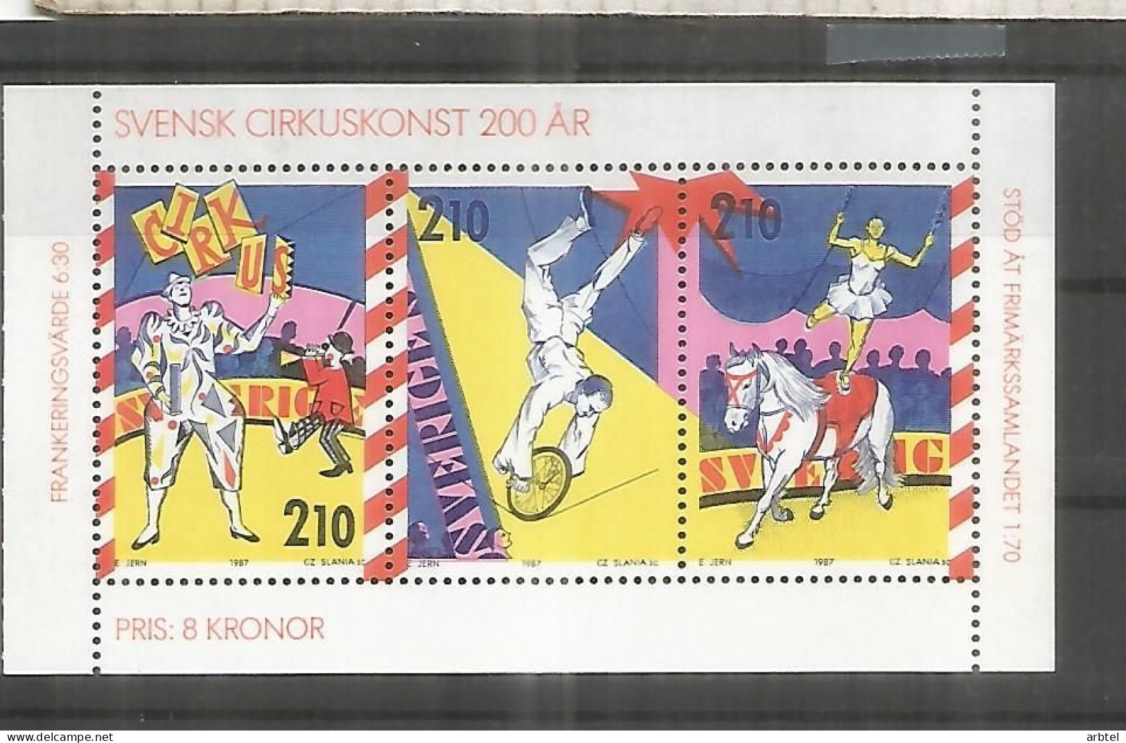 SUECIA CIRCO CIRCUS ARTE CABALLO HORSE - Cirque