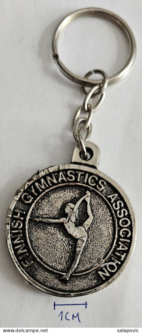 SVL Suomen Voimisteluliitto, Finland Gymnastics Federation Association Union Pendant Keyring  PRIV-1/9 - Gymnastics