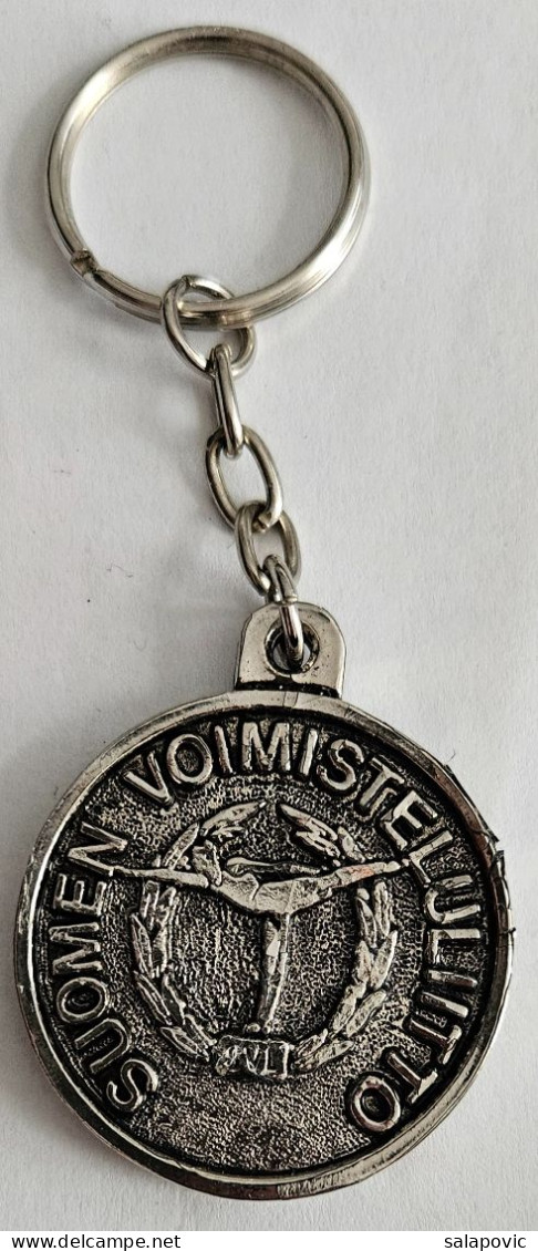 SVL Suomen Voimisteluliitto, Finland Gymnastics Federation Association Union Pendant Keyring  PRIV-1/9 - Gymnastiek