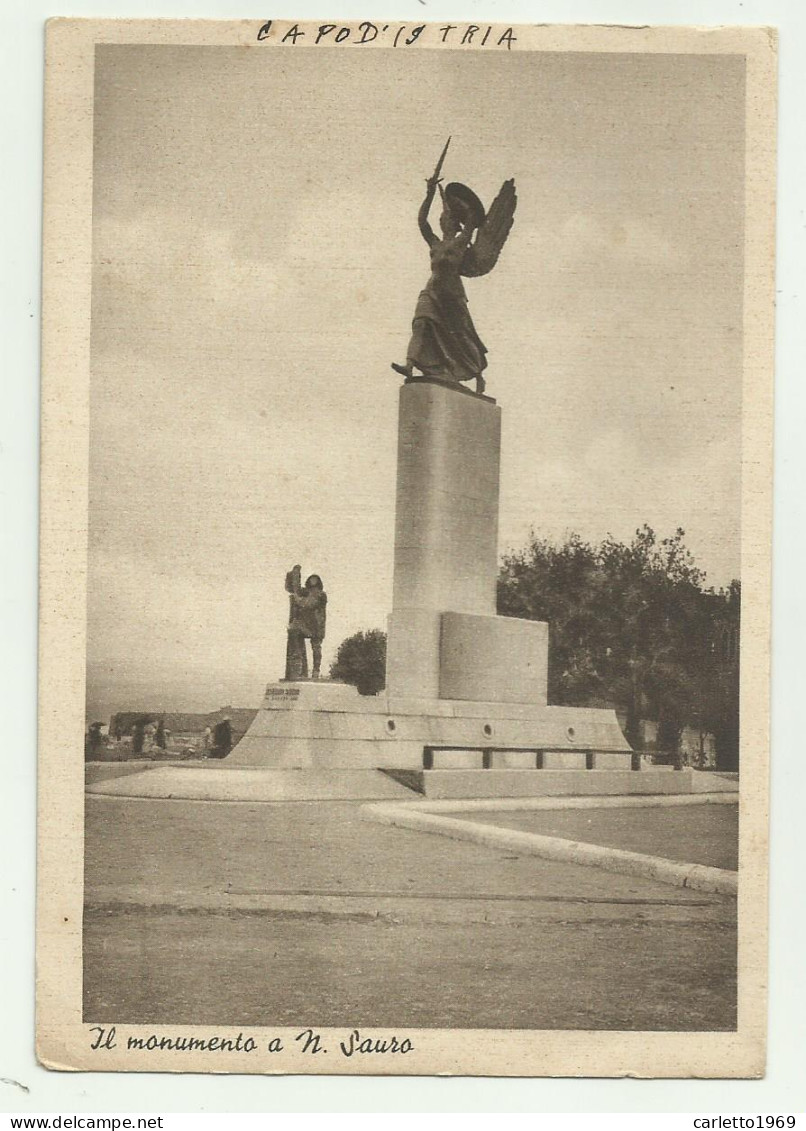 CAPODISTRIA - IL MONUMENTO A NAZARIO SAURO - NV FG - Slovénie