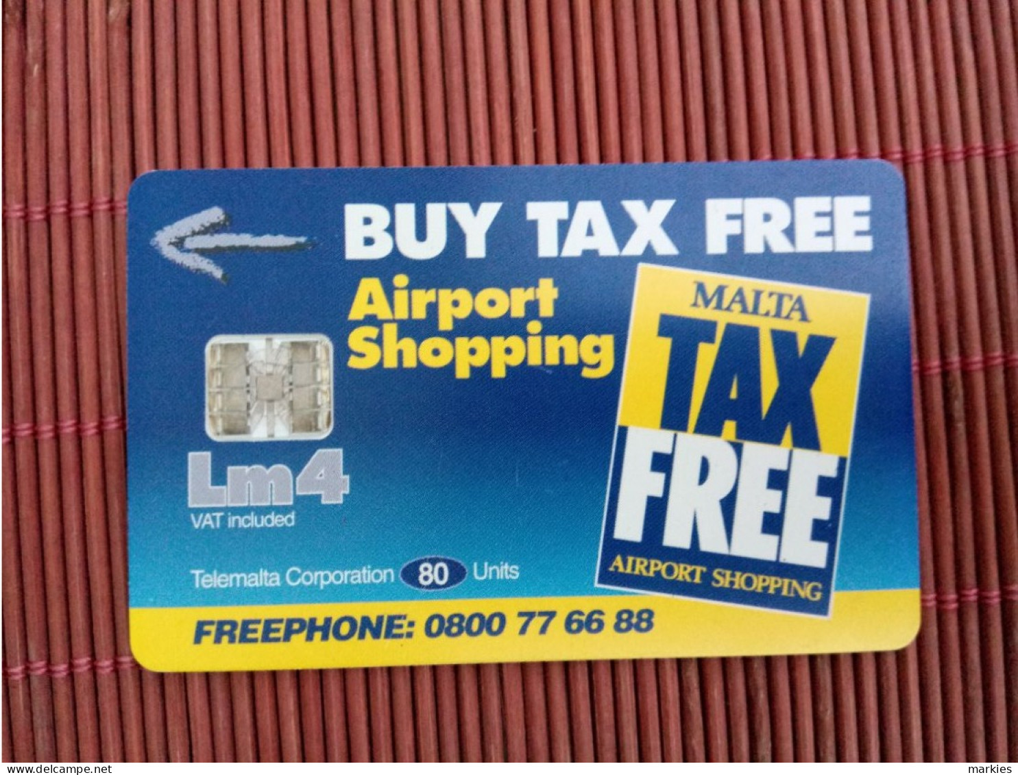 Phonecard Airport Malt 97 Used Rare - Malte